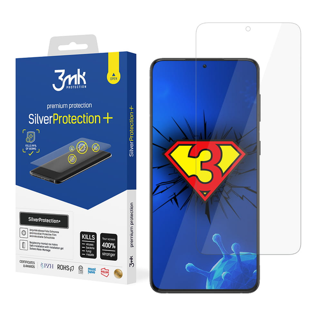 Folia ochronna 3MK SilverProtection+ do Samsung Galaxy S21+ antymikrobowa (5903108340960) - obraz 6