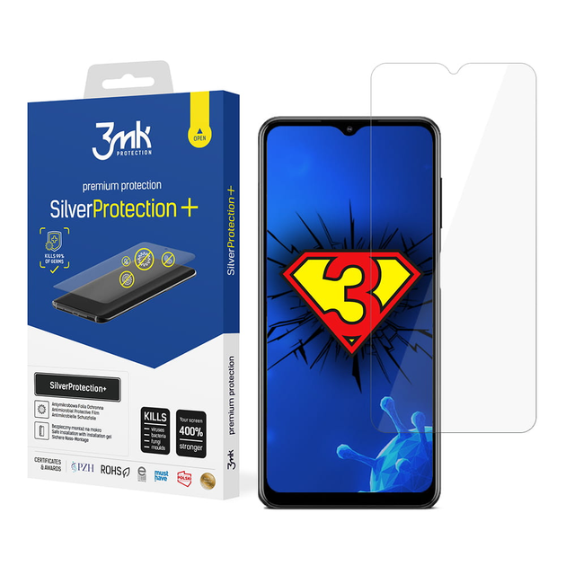 Folia ochronna 3MK SilverProtection+ do Samsung Galaxy M12 antymikrobowa (5903108340144) - obraz 6