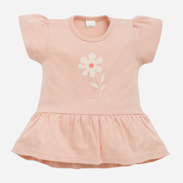 Tunika dziecięca dla dziewczynki Pinokio Summer Garden Tunic Shortsleeve 80 cm Różowa (5901033302374) - obraz 1