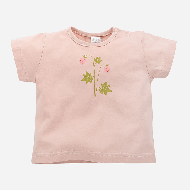 Koszulka dziecięca dla dziewczynki Pinokio Summer Mood 92 cm Różowa (5901033282966) - obraz 1