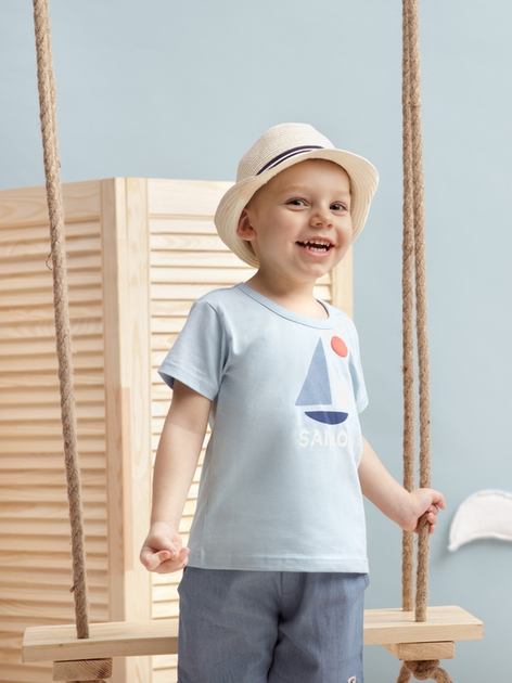 Футболка дитяча Pinokio Sailor T-shirt 98 см Blue (5901033304361) - зображення 2