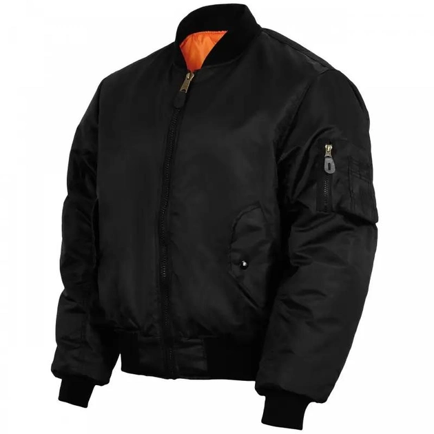 Куртка льотна Sturm Mil-Tec MA1 Black XL (10403002) - зображення 2
