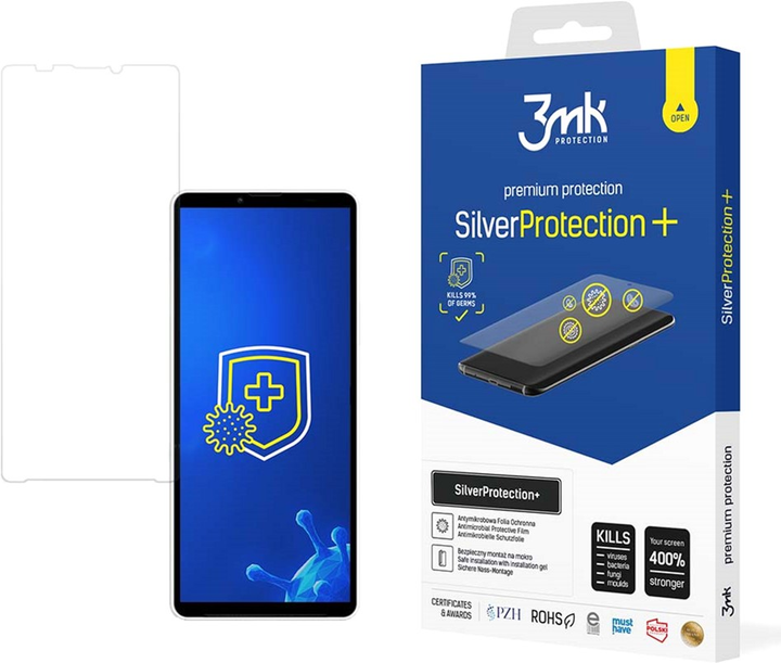Захисна плівка 3MK SilverProtection+ для Sony Xperia 10 V антибактеріальна (5903108520591) - зображення 1