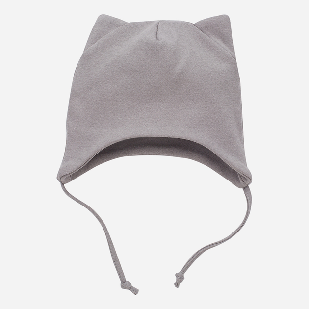 Чепчик Pinokio Hello Wrapped Bonnet 36-38 см Grey (5901033291609) - зображення 1