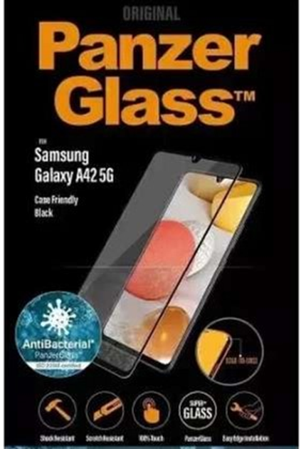 Захисне скло Panzer Glass E2E Super Plus для Samsung Galaxy A42 5G антибактериальное (5711724072505) - зображення 1