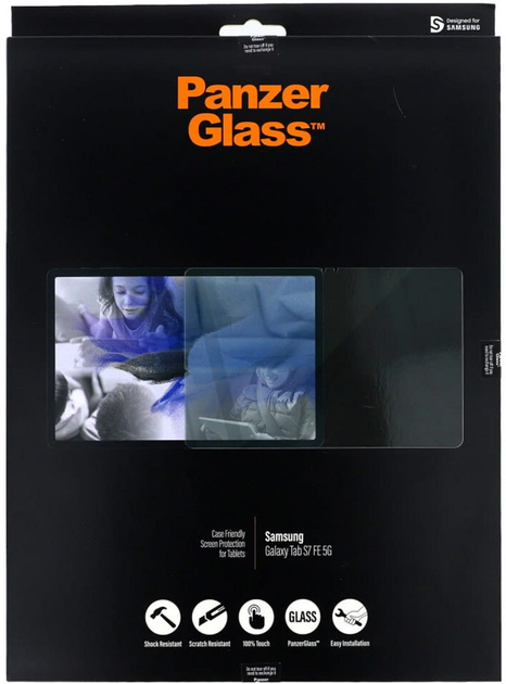 Захисне скло Panzer Glass E2E Super Plus для Samsung Galaxy Tab S7 5G (5711724072727) - зображення 2
