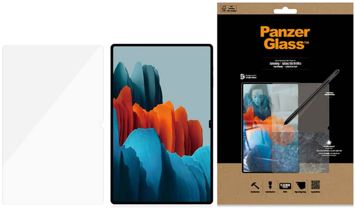 Szkło hartowane Panzer Glass E2E Super Plus do Samsung Galaxy Tab S8 Ultra (5711724072895) - obraz 2