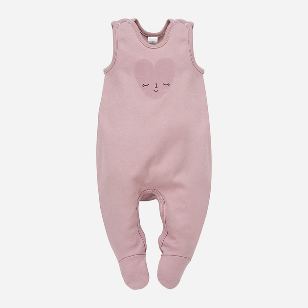 Повзунки Pinokio Hello Sleepsuit 56 см Pink (5901033292453) - зображення 1