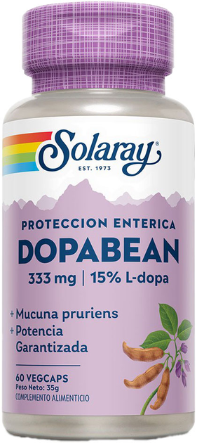 Aminokwas Solaray Dopabean 60 vegan caps (76280444834) - obraz 1