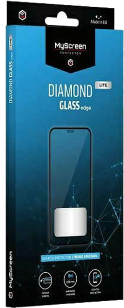 Szkło ochronne MyScreen Diamond Glass Edge Lite FG do Poco C3/C31 Black (5904433203036) - obraz 1
