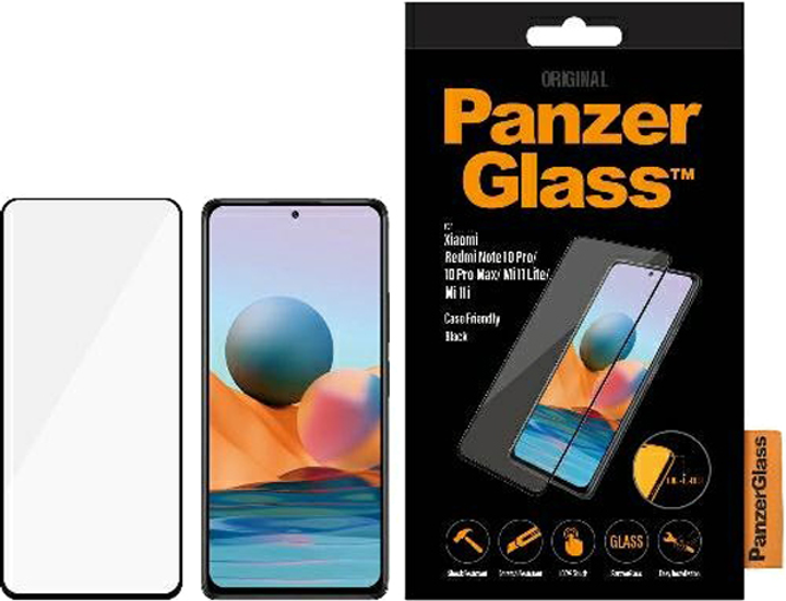 Szkło hartowane Panzer Glass E2E Regular do Xiaomi Redmi Note 10 Pro/10 Pro Max/Mi 11i/Poco F3 (5711724080418) - obraz 1