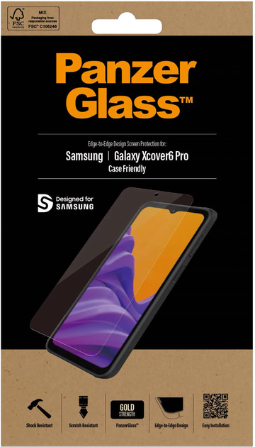 Szkło hartowane Panzer Glass do Samsung Galaxy Xcover 6 Pro Pro (5711724073090) - obraz 1
