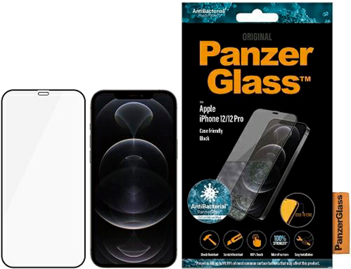 Szkło hartowane Panzer Glass E2E Super+ do Apple iPhone 12/12 Pro (5711724027116) - obraz 1