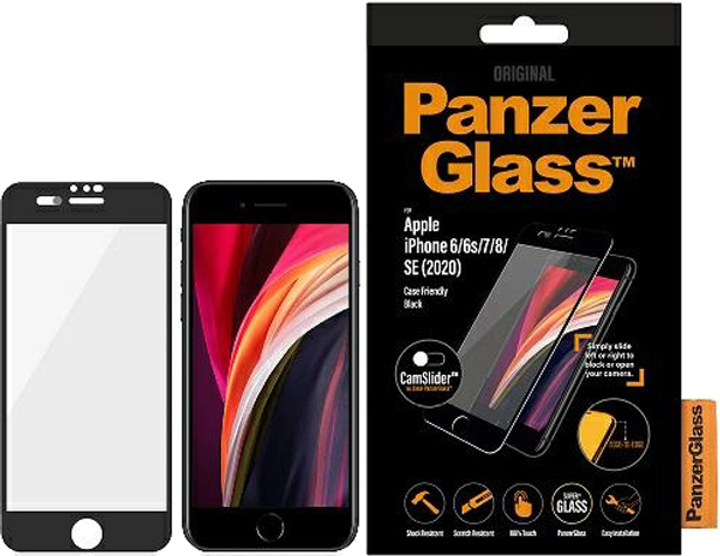Szkło hartowane Panzer Glass E2E Super+ do Apple iPhone 6/6s/7/8/SE 2020/SE 2022 (5711724026850) - obraz 1
