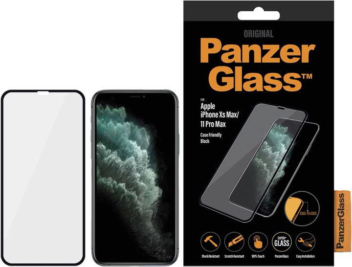 Szkło hartowane Panzer Glass E2E Super+ do Apple iPhone Xs Max/11 Pro Max (5711724026669) - obraz 1
