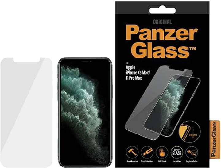 Szkło hartowane Panzer Glass Standard Super+ do Apple iPhone Xs Max/11 Pro Max (5711724026638) - obraz 1