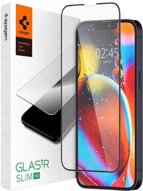 Захисне скло Spigen Slim для Apple iPhone 13/13 Pro/14 (8809811851298) - зображення 1