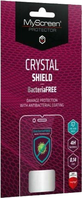 Folia ochronna MyScreen MS CRYSTAL BacteriaFREE do Motorola Moto G62 5G (5904433212854) - obraz 1
