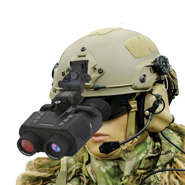 Полный комплект очки ночного видения ПНВ NV8000 + черное пластиковое крепление на шлем L4G24 (100855-990) - изображение 2
