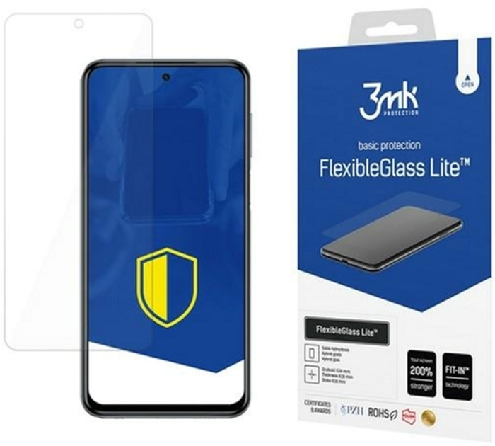 Скло 3MK FlexibleGlass Lite для Xiaomi Redmi Note 9S Hybrydowe Lite (5903108251259) - зображення 1