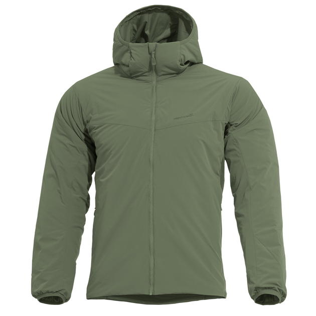 Демісезонна утеплена тактична куртка Pentagon PANTHIRAS K08032 Medium, Camo Green (Сіро-Зелений) - зображення 2