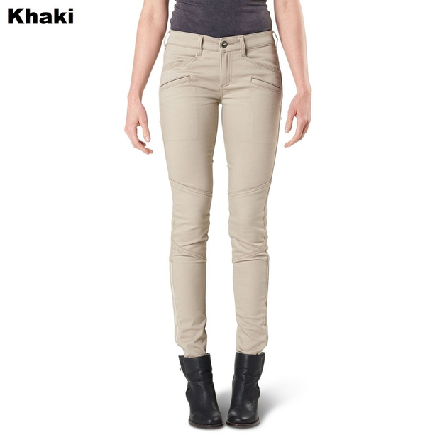 Завужені жіночі тактичні джинси 5.11 Tactical WYLDCAT PANT 64019 0 Regular, Khaki - зображення 1