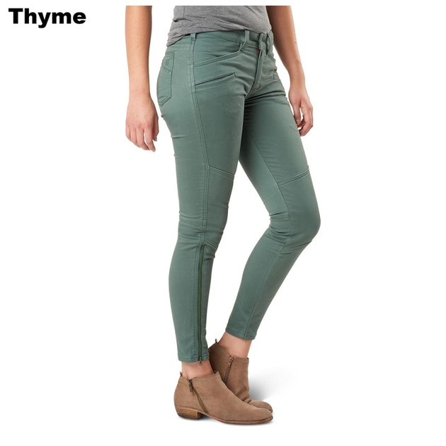 Завужені жіночі тактичні джинси 5.11 Tactical WYLDCAT PANT 64019 2 Long, Thyme - зображення 1