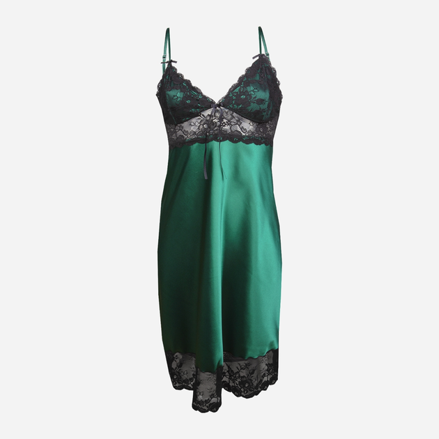 Нічна сорочка жіноча DKaren Slip Deyla XL Зелена (5903251431584) - зображення 3