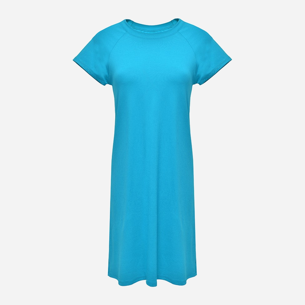 Koszula nocna DKaren Slip Flora 2XL Turquoise (5902686594468) - obraz 1