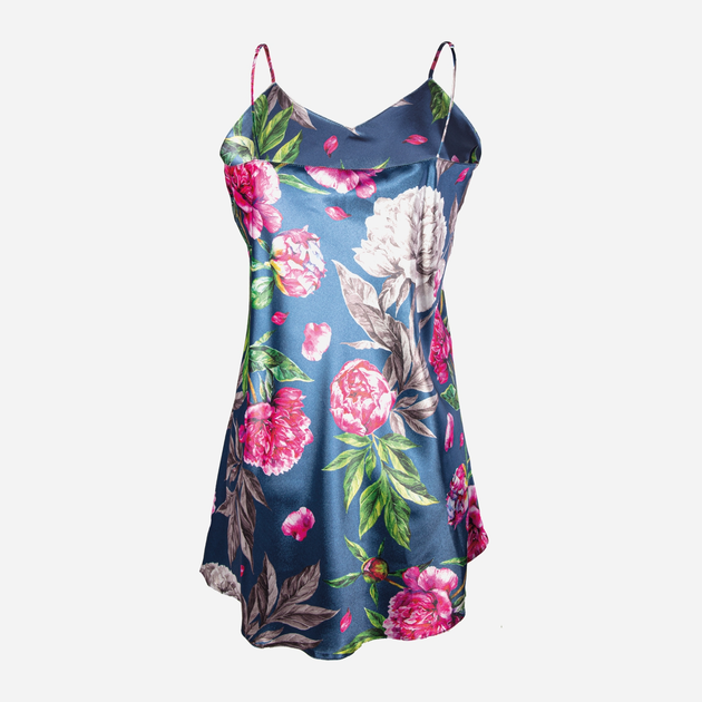 Koszula nocna damska DKaren Slip Flowers XS Flower Pattern No. 1 (5903251423046) - obraz 3