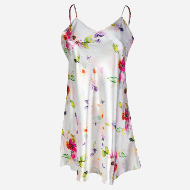 Нічна сорочка жіноча DKaren Slip Flowers XS Flower Pattern No. 10 (5903251423589) - зображення 3