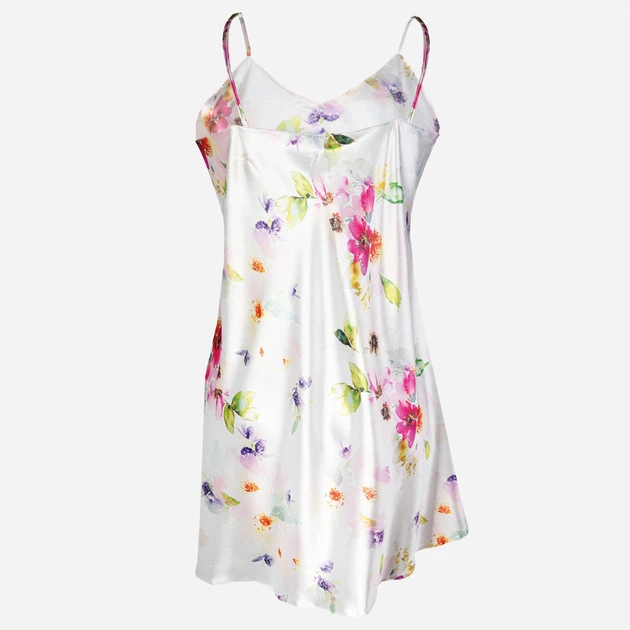 Koszula nocna damska DKaren Slip Flowers XS Flower Pattern No. 10 (5903251423589) - obraz 4