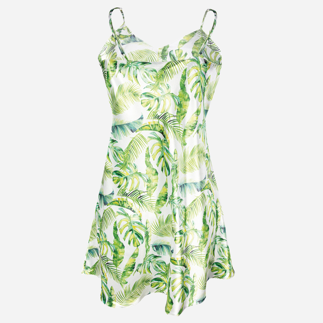 Koszula nocna damska DKaren Slip Flowers XS Flower Pattern No. 11 (5903251423640) - obraz 4