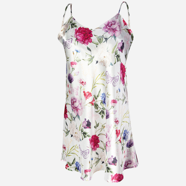 Koszula nocna damska DKaren Slip Flowers M Flower Pattern No. 5 (5903251423305) - obraz 3