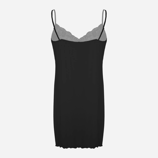 Нічна сорочка жіноча DKaren Slip Ines XS Чорна (5900652522323) - зображення 4
