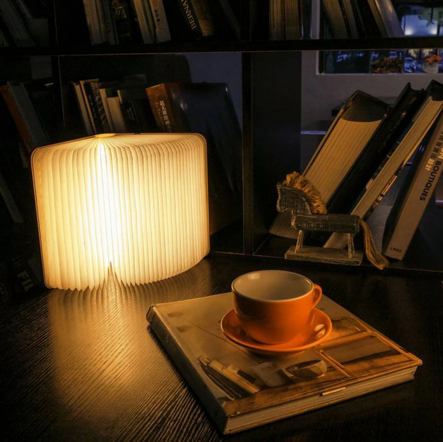 Складна настільна світлодіодна лампа світильник нічник у формі книги з USB-зарядкою MAG-585/29953 1200мАч - изображение 16