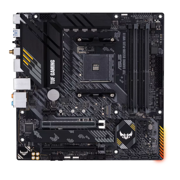 Материнская плата Asus TUF GAMING B550M-PLUS WIFI II Socket AM4/AMD B550/MicroATX/Bluetooth/Wi-Fі - изображение 2