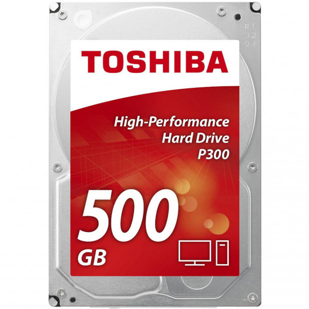 Жесткий диск HDD 500Гб Toshiba HDWD105UZSVA 7200об/мин P300 Series 64M ...