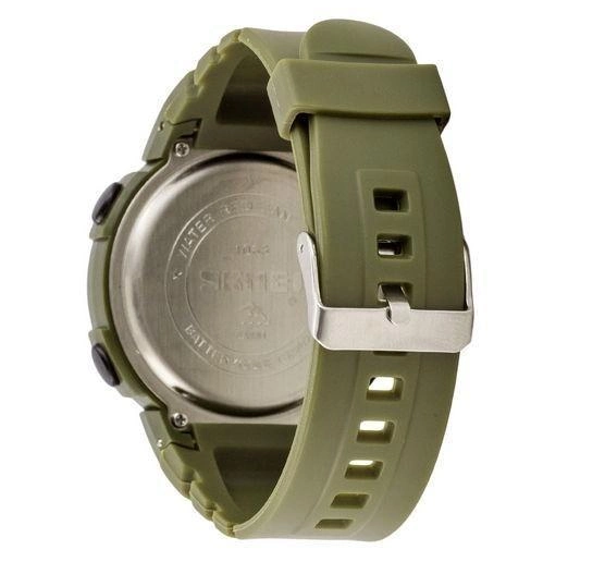 Годинник наручний Skmei 1301AG army green Bluetooth - зображення 3