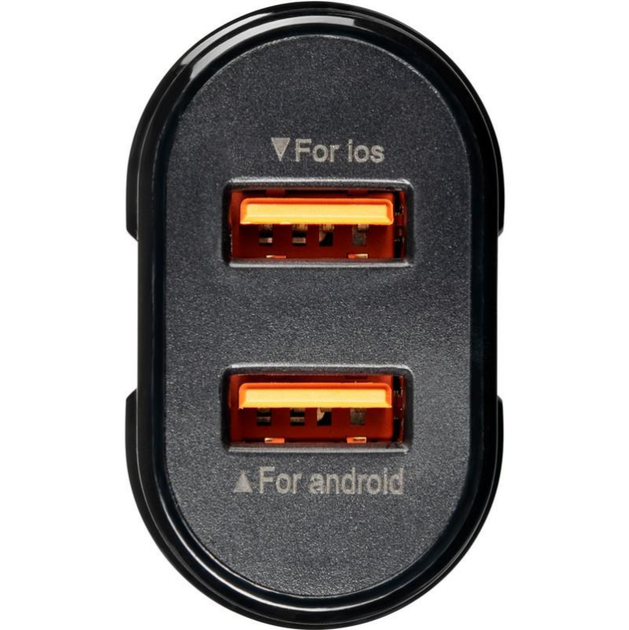 Сетевое зарядное устройство Gelius Pro Avangard GP-HC06 2USB 2.4A Black - Фото 3 Сетевое зарядное устройство Gelius Pro Avangard GP-HC06 2USB 2.4A Black - изображение 3
