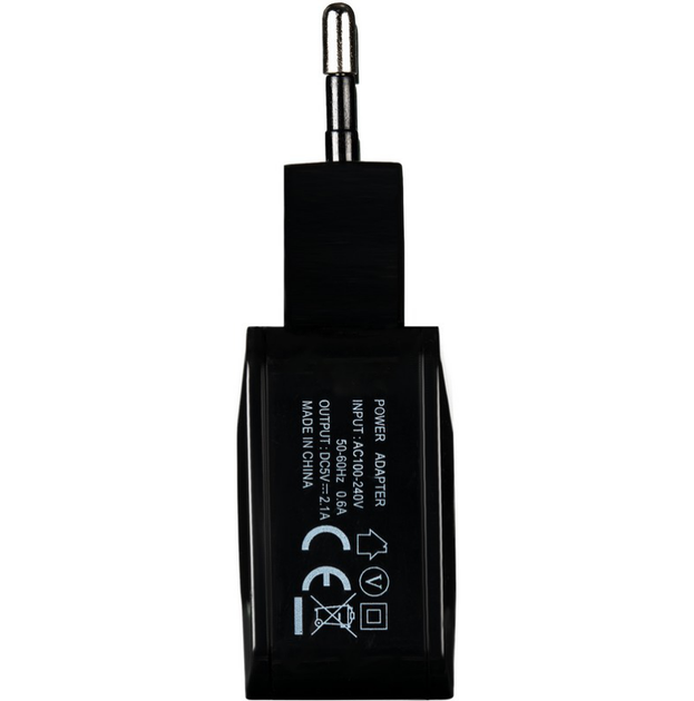 Сетевое зарядное устройство Gelius Ultra Prime GU-HC02 2USB 2.1A Black + Кабель Lightning - Фото 3 Сетевое зарядное устройство Gelius Ultra Prime GU-HC02 2USB 2.1A Black + Кабель Lightning - изображение 3