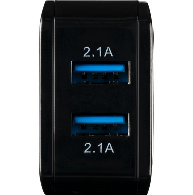 Сетевое зарядное устройство Gelius Ultra Prime GU-HC02 2USB 2.1A Black + Кабель Lightning - Фото 4 Сетевое зарядное устройство Gelius Ultra Prime GU-HC02 2USB 2.1A Black + Кабель Lightning - изображение 4