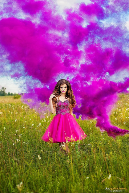 Цветной дым для фотосессии Малиновый Розовый Maxsem MA0513 Raspberries ...