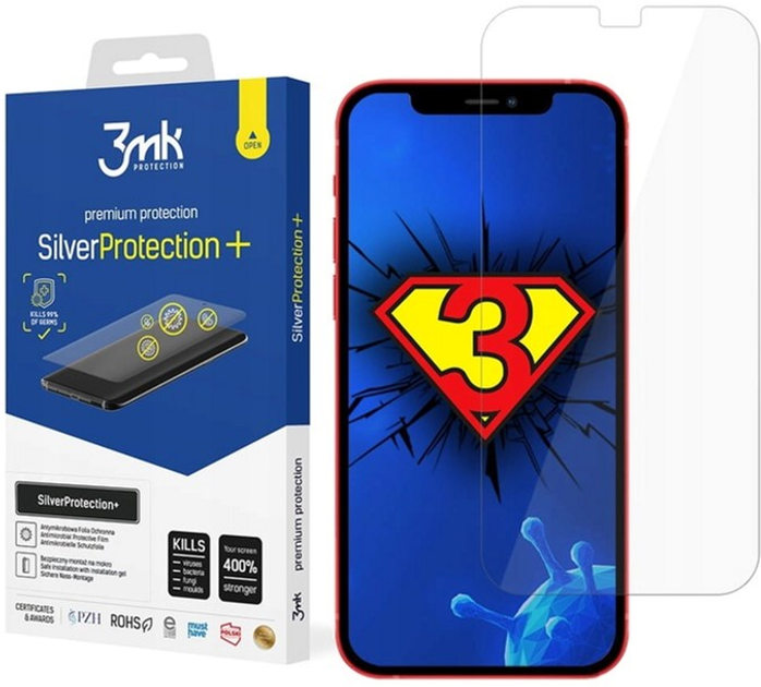 Folia ochronna 3MK Silver Protect+ do Apple iPhone 12 Pro Max (5903108306003) - obraz 1