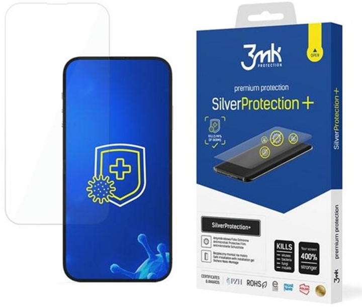 Folia ochronna 3MK Silver Protect+ do Apple iPhone 14 / 14 Pro (5903108486262) - obraz 1