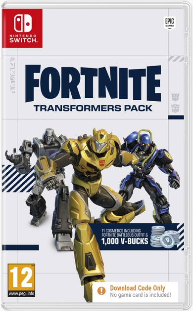 Gra PC Nintendo Switch Fortnite - Transformers Pack (Kod aktywacyjny w pudełku) (5056635604262) - obraz 1