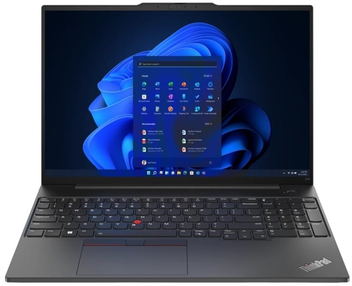 Ноутбук Lenovo ThinkPad E16 G1 (21JN005WPB) Graphite Black - зображення 1