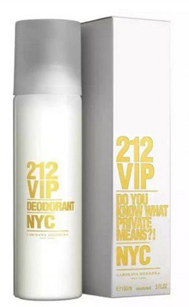 Dezodorant Carolina Herrera 212 Vip Women 150 ml (8411061805916) - obraz 1