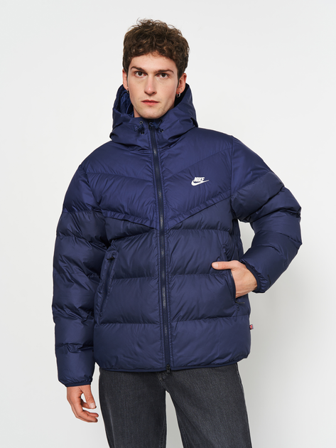 Куртка зимняя мужская Nike M Nk Sf Wr Pl-Fld Hd Jkt FB8185-410 S Blue ...