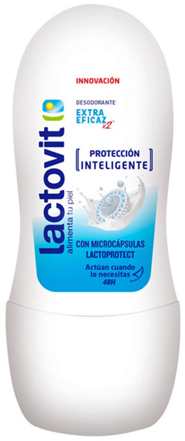 Dezodorant Lactovit Lactoprotect Roll-On 50 ml (8411135353091) - obraz 1